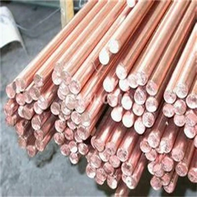 Producătorii vând tijă solidă de cupru roșu, împământare, tijă de cupru violet